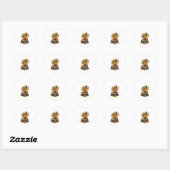 Pizza Is Mijn Liefde Grappig Pizza Liefhebber Cade Hart Sticker (Vel)