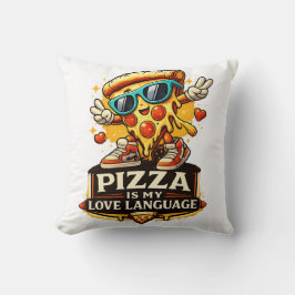 Pizza Is Mijn Liefde Grappig Pizza Liefhebber Cade Kussen