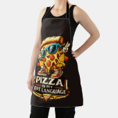 Pizza Is Mijn Liefde Grappig Pizza Liefhebber Cade Schort (Insitu)