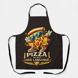 Pizza Is Mijn Liefde Grappig Pizza Liefhebber Cade Schort