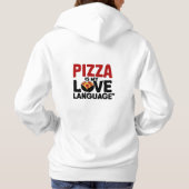 Pizza is mijn liefdestaal hoodie (Achterkant)