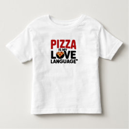 Pizza is mijn liefdestaal kinder shirts