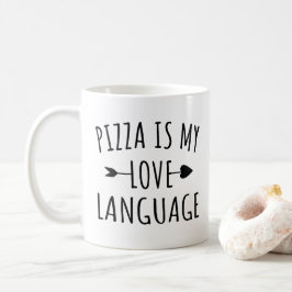 Pizza is mijn liefdestaal - Pizza Lovers Koffiemok
