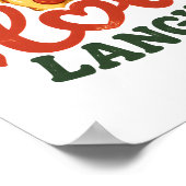 Pizza is mijn liefdestaal poster (Hoek)