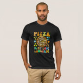 pizza is mijn liefdestaal t-shirt (Voorkant volledig)