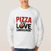 Pizza is mijn liefdestaal t-shirt (Voorkant)