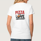 Pizza is mijn liefdestaal t-shirt (Achterkant)