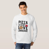 Pizza is mijn liefdestaal t-shirt (Voorkant volledig)