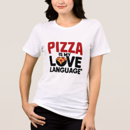 Pizza is mijn liefdestaal Tri-Blend shirt