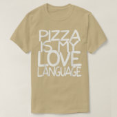 Pizza is mijn Shirt van de Liefde Funny Food Lover (Design voorkant)