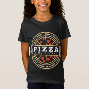 Pizza is mijn therapie t-shirt
