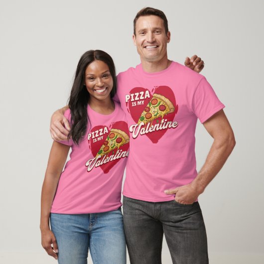 Pizza is mijn Valentijn, een heerlijke Valentijn T-shirt (Unisex)