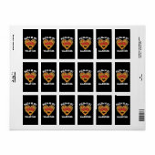Pizza Is Mijn Valentijn Etiket (Full Sheet)