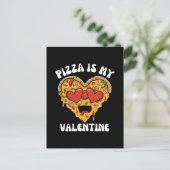 Pizza Is Mijn Valentijn Feestdagenkaart (Staand voorkant)