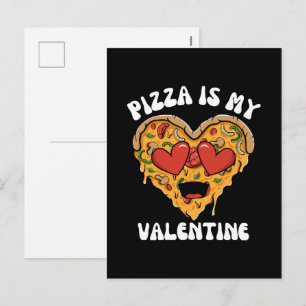 Pizza Is Mijn Valentijn Feestdagenkaart