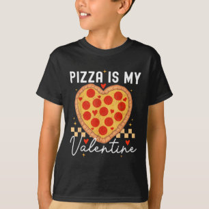 Pizza is mijn Valentijn Funny Valentijnsdag Boys G T-shirt