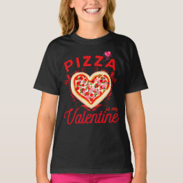 Pizza is mijn Valentijn grappige Valentijnsdag T-shirt