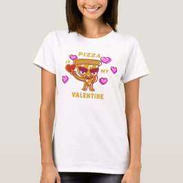 Pizza is mijn Valentijn hartenliefde T-shirt