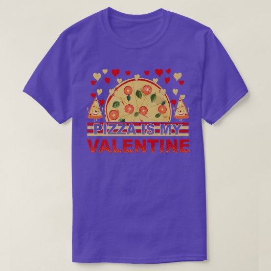 Pizza is mijn Valentijn Heart Toddler jongens Kind T-shirt (Design voorkant)