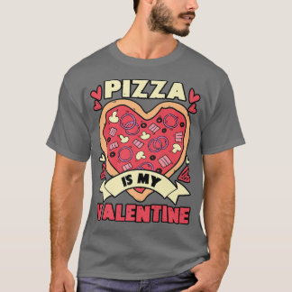 Pizza is mijn Valentijn Kinder Boy Toddler Pajama T-shirt