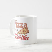 Pizza is mijn Valentijn Koffiemok (Voorkant links)