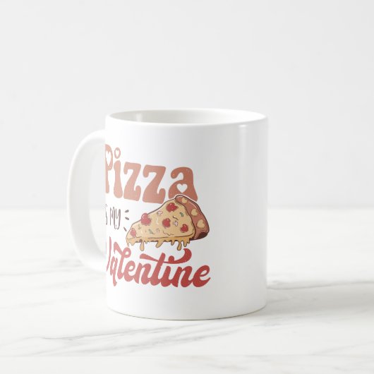 Pizza is mijn Valentijn Koffiemok (Voorkant links)
