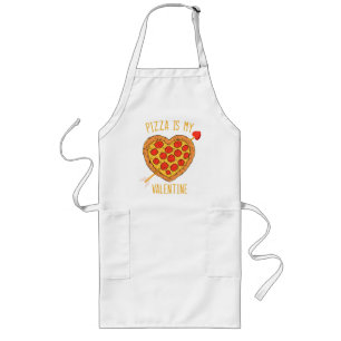 Pizza Is Mijn Valentijn Lang Schort