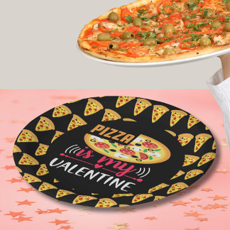 Pizza is mijn Valentijn leuk feestje Papieren Bordje