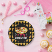 Pizza is mijn Valentijn leuk feestje Papieren Bordje (Feest)