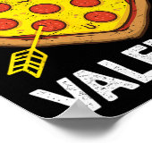 Pizza Is Mijn Valentijn Man Vrouwen Jongens Grappi Poster (Hoek)