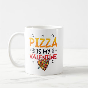 Pizza is mijn Valentijn Pizza Lover Premium Koffiemok
