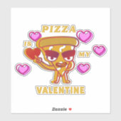Pizza is mijn Valentijn Sticker (Vel)