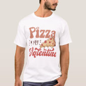 Pizza is mijn Valentijn T-shirt (Voorkant)