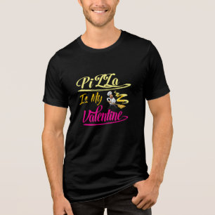 Pizza is mijn Valentijn Tri-Blend Shirt