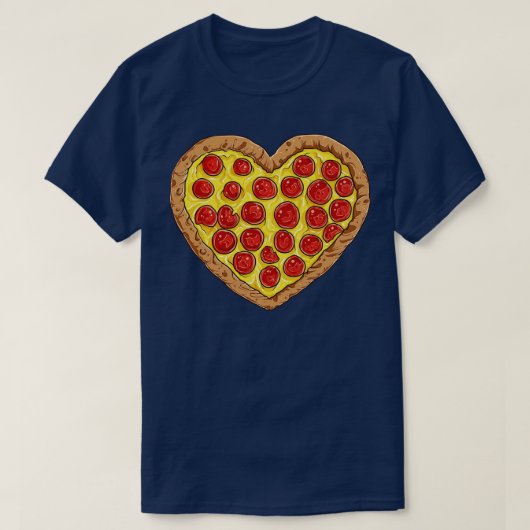 Pizza is mijn Valentijn Valentijnsdag Gift for Lov T-shirt (Design voorkant)