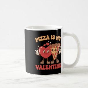 Pizza is mijn Valentijn Valentijnsdag Heart Pepper Koffiemok