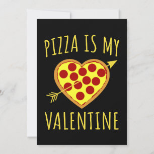 Pizza is mijn Valentijn - Valentijnsdag Kaart