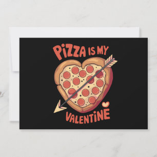 Pizza Is Mijn Valentijnsdag Grappig Kaart