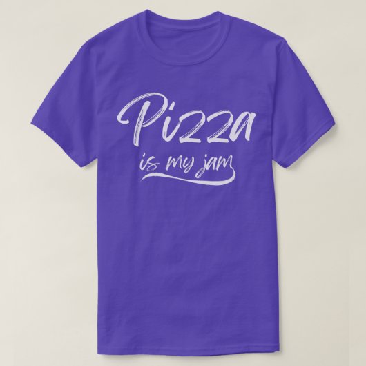 Pizza Is Mijnjam Funny Foodies Cheesy Knapperige S T-shirt (Design voorkant)