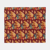 PIZZA IS MY LEVEN FLEECE DEKEN (Voorkant (Horizontaal))