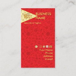 Pizza is the best business card visitekaartje