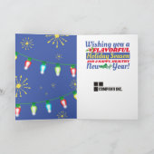 Pizza Italiaans restaurant met kerstfeestmaal Feestdagen Kaart (Binnen)