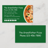 Pizza Italiaans restaurant Visitekaartje (Voorkant / Achterkant)