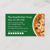 Pizza Italiaans restaurant Visitekaartje (Voorkant)
