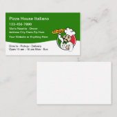 Pizza Italiaans Restaurant Visitekaartjes Nieuw (Voorkant / Achterkant)