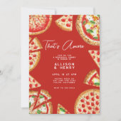 Pizza Italiaanse Dassen Amore Huwelijksrepetitie D Kaart (Voorkant)