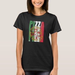 Pizza Italië Vlag Pizzeria Pizza Bakker Pizza T-shirt
