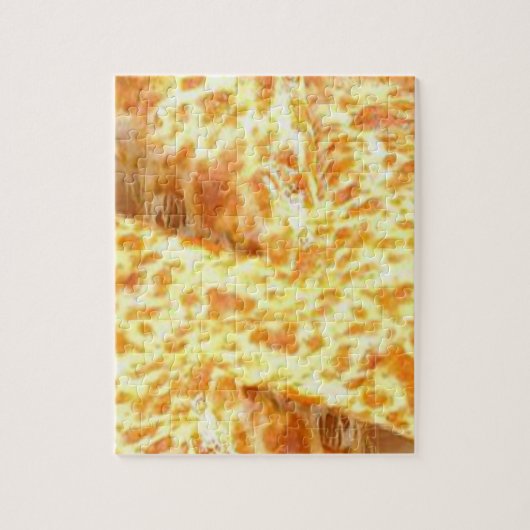 Pizza Jigzaag Puzzle Legpuzzel (Verticaal)