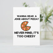 Pizza Joke Bedankkaart (Staand voorkant)