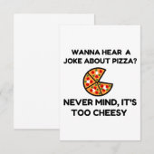 Pizza Joke Bedankkaart (Voorkant / Achterkant)